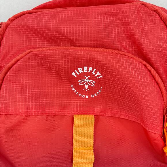 Firefly Outdoor Gear Backpack Gradient Orange Red Lightweight Camping School - Picture 2 of 8